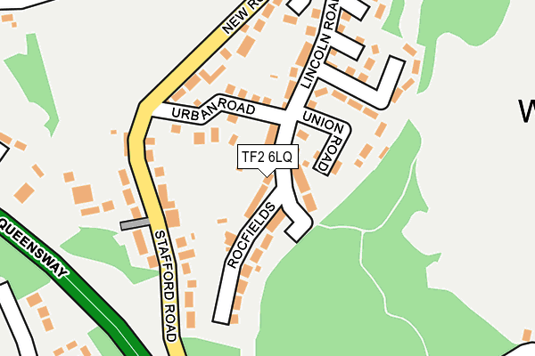 TF2 6LQ map - OS OpenMap – Local (Ordnance Survey)