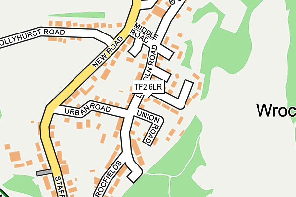 TF2 6LR map - OS OpenMap – Local (Ordnance Survey)