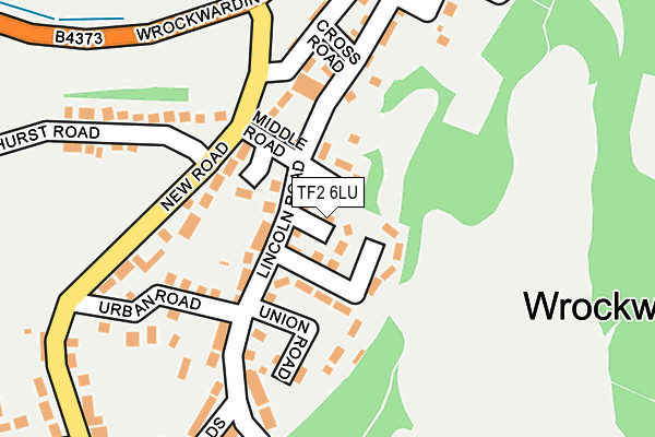 TF2 6LU map - OS OpenMap – Local (Ordnance Survey)