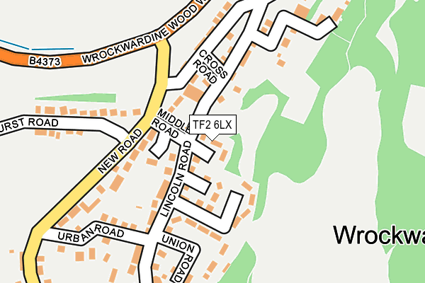TF2 6LX map - OS OpenMap – Local (Ordnance Survey)