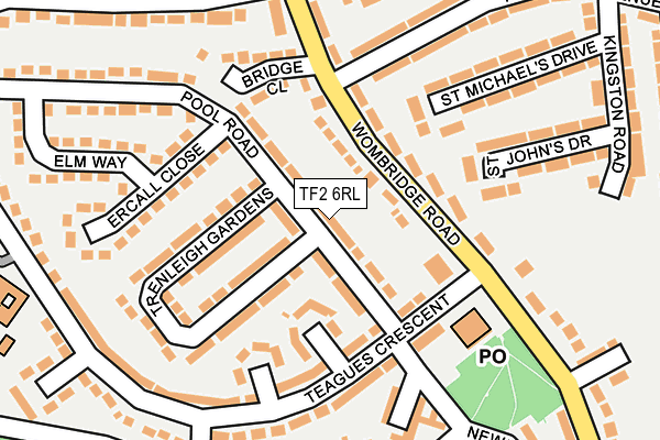 TF2 6RL map - OS OpenMap – Local (Ordnance Survey)