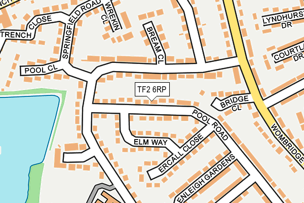 TF2 6RP map - OS OpenMap – Local (Ordnance Survey)