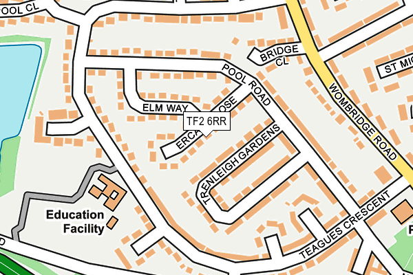 TF2 6RR map - OS OpenMap – Local (Ordnance Survey)