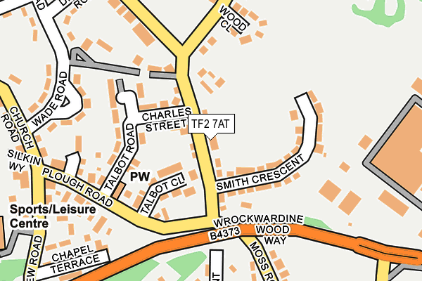 TF2 7AT map - OS OpenMap – Local (Ordnance Survey)
