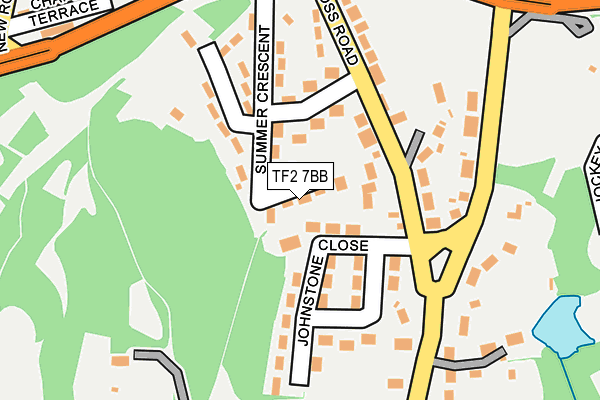 TF2 7BB map - OS OpenMap – Local (Ordnance Survey)