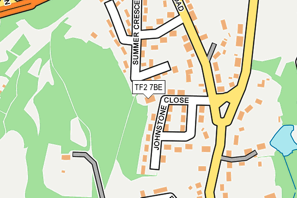 TF2 7BE map - OS OpenMap – Local (Ordnance Survey)