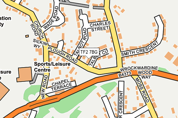 TF2 7BG map - OS OpenMap – Local (Ordnance Survey)