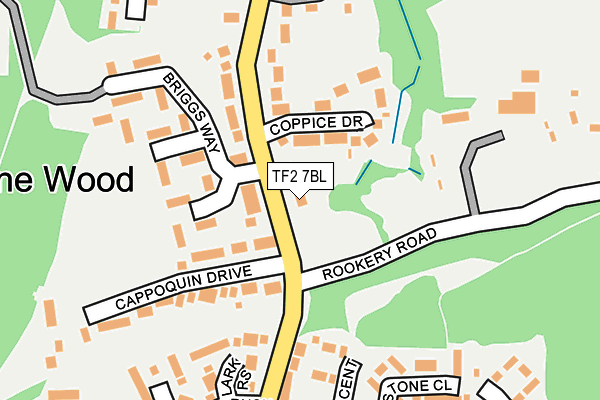 TF2 7BL map - OS OpenMap – Local (Ordnance Survey)