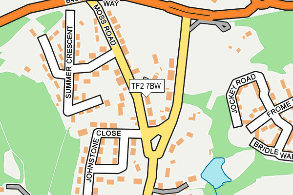 TF2 7BW map - OS OpenMap – Local (Ordnance Survey)
