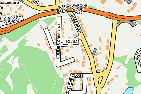 TF2 7BZ map - OS OpenMap – Local (Ordnance Survey)