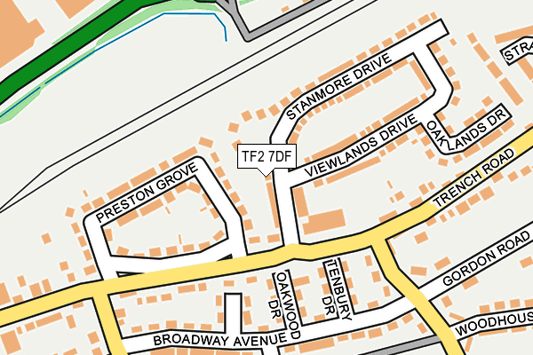 TF2 7DF map - OS OpenMap – Local (Ordnance Survey)