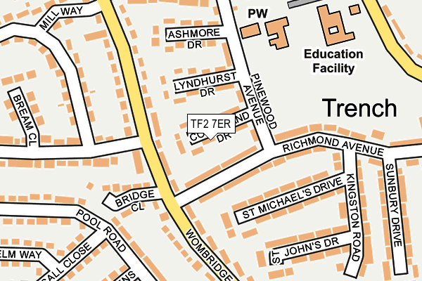 TF2 7ER map - OS OpenMap – Local (Ordnance Survey)