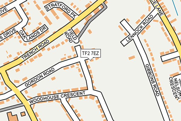 TF2 7EZ map - OS OpenMap – Local (Ordnance Survey)