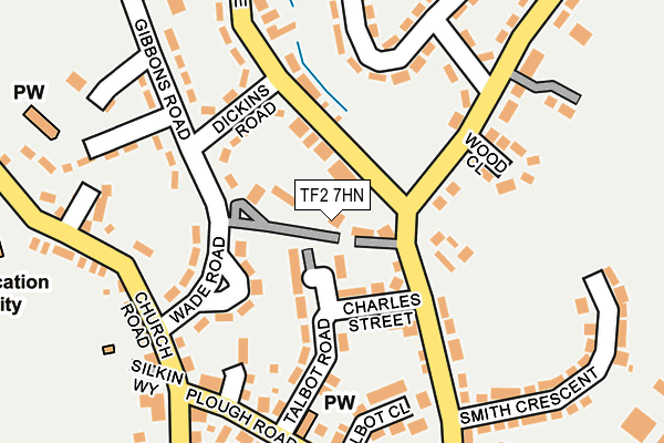 TF2 7HN map - OS OpenMap – Local (Ordnance Survey)