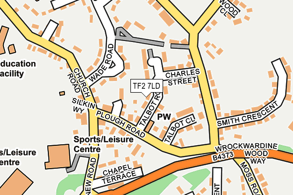 TF2 7LD map - OS OpenMap – Local (Ordnance Survey)