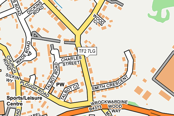 TF2 7LG map - OS OpenMap – Local (Ordnance Survey)