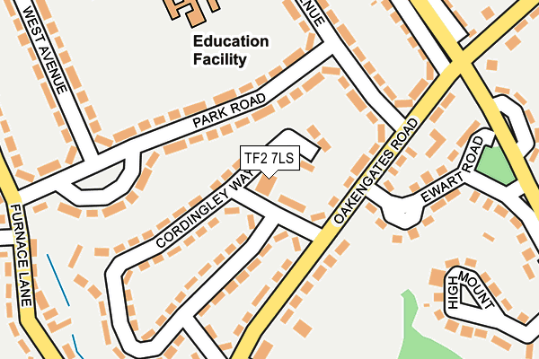 TF2 7LS map - OS OpenMap – Local (Ordnance Survey)