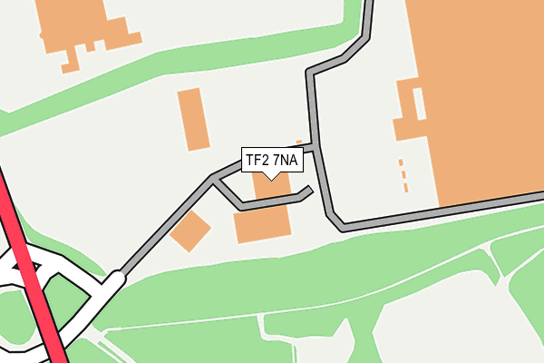 TF2 7NA map - OS OpenMap – Local (Ordnance Survey)