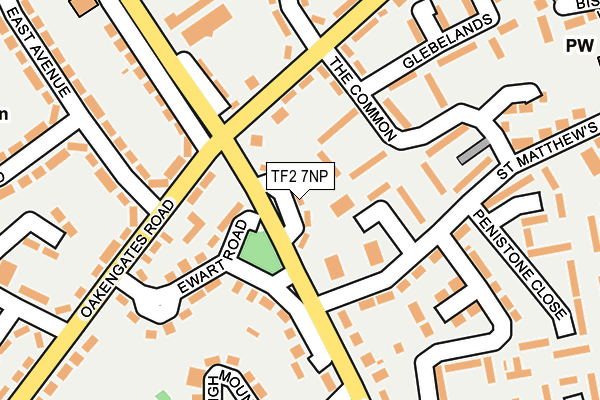 TF2 7NP map - OS OpenMap – Local (Ordnance Survey)