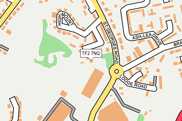 TF2 7NQ map - OS OpenMap – Local (Ordnance Survey)