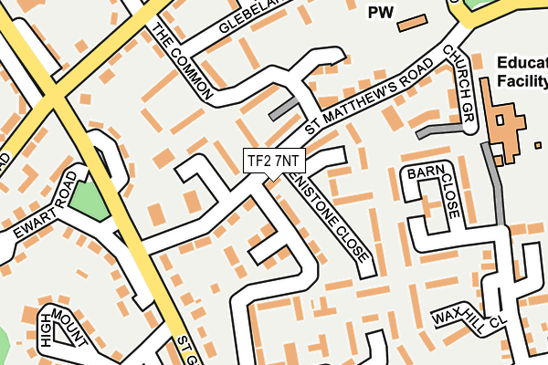 TF2 7NT map - OS OpenMap – Local (Ordnance Survey)