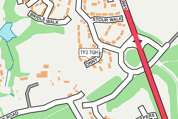 TF2 7QH map - OS OpenMap – Local (Ordnance Survey)