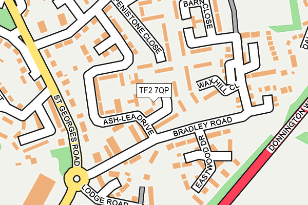 TF2 7QP map - OS OpenMap – Local (Ordnance Survey)