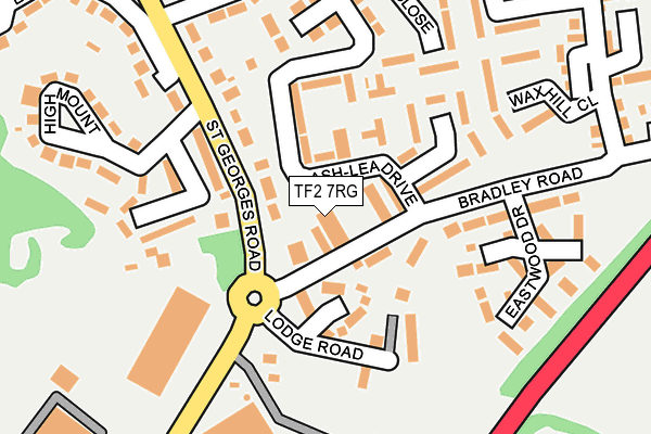 TF2 7RG map - OS OpenMap – Local (Ordnance Survey)