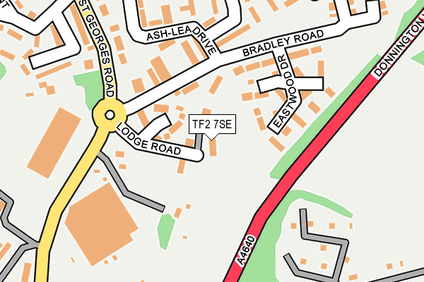 TF2 7SE map - OS OpenMap – Local (Ordnance Survey)
