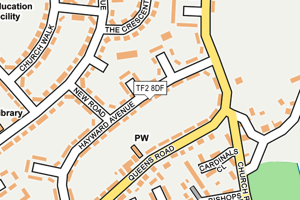 TF2 8DF map - OS OpenMap – Local (Ordnance Survey)
