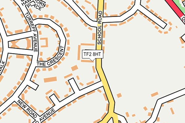 TF2 8HT map - OS OpenMap – Local (Ordnance Survey)