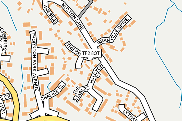 TF2 8QT map - OS OpenMap – Local (Ordnance Survey)