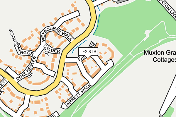 TF2 8TB map - OS OpenMap – Local (Ordnance Survey)