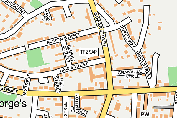 TF2 9AP map - OS OpenMap – Local (Ordnance Survey)