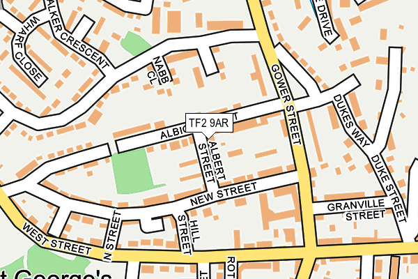 TF2 9AR map - OS OpenMap – Local (Ordnance Survey)