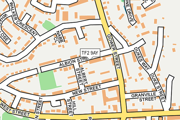 TF2 9AY map - OS OpenMap – Local (Ordnance Survey)