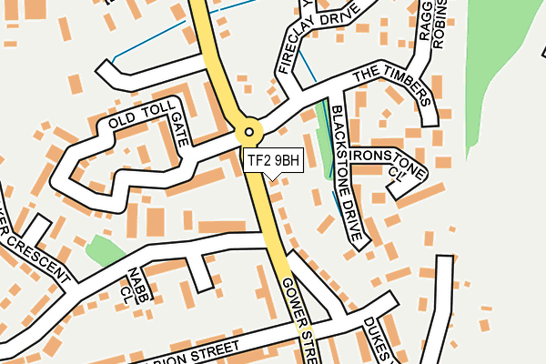 TF2 9BH map - OS OpenMap – Local (Ordnance Survey)