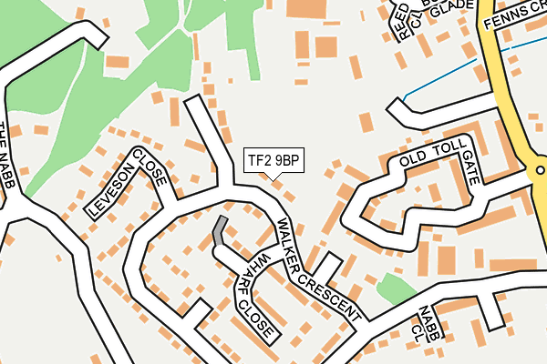 TF2 9BP map - OS OpenMap – Local (Ordnance Survey)
