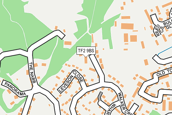 TF2 9BS map - OS OpenMap – Local (Ordnance Survey)