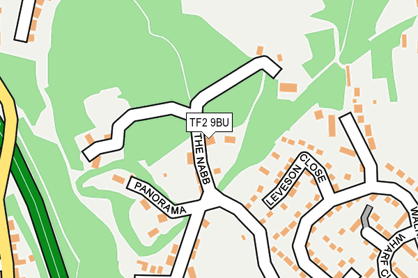 TF2 9BU map - OS OpenMap – Local (Ordnance Survey)