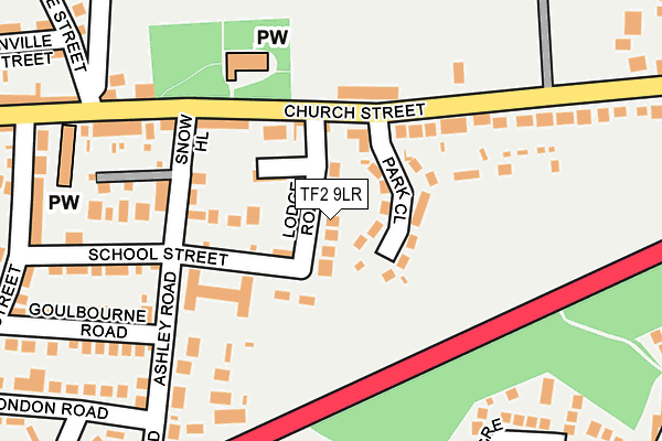 TF2 9LR map - OS OpenMap – Local (Ordnance Survey)