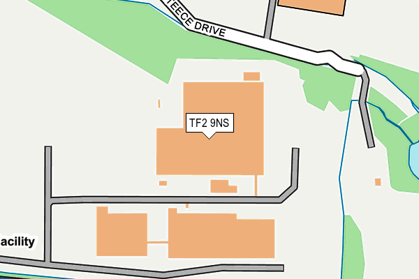 TF2 9NS map - OS OpenMap – Local (Ordnance Survey)