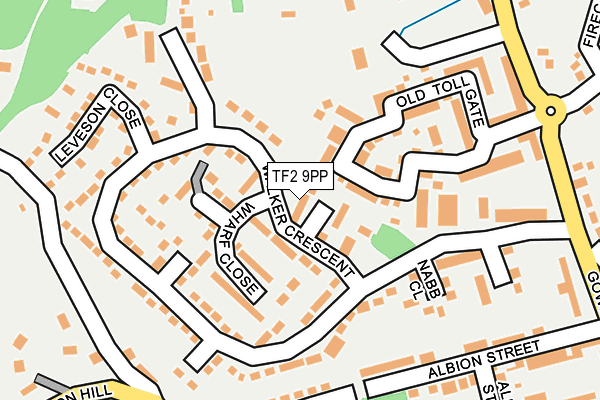TF2 9PP map - OS OpenMap – Local (Ordnance Survey)