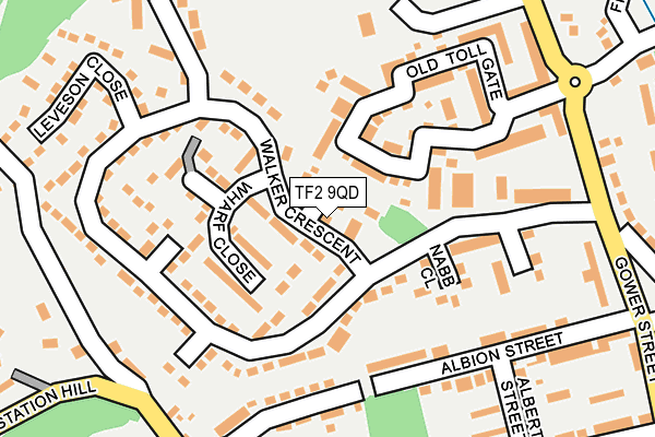 TF2 9QD map - OS OpenMap – Local (Ordnance Survey)
