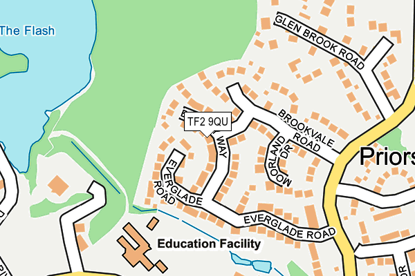 TF2 9QU map - OS OpenMap – Local (Ordnance Survey)