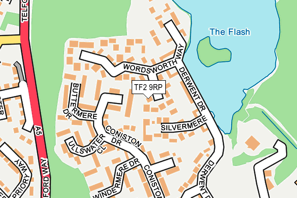 TF2 9RP map - OS OpenMap – Local (Ordnance Survey)