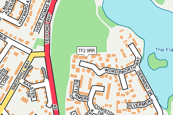 TF2 9RR map - OS OpenMap – Local (Ordnance Survey)
