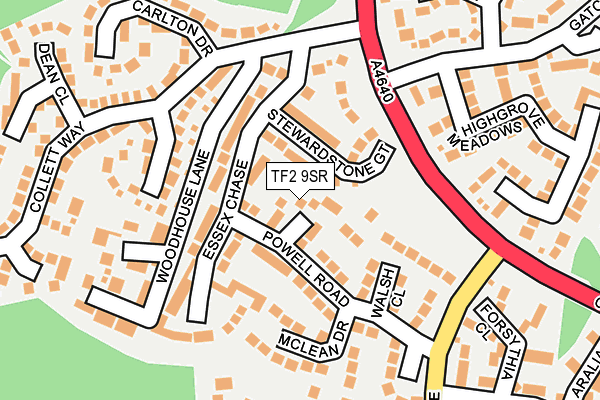 TF2 9SR map - OS OpenMap – Local (Ordnance Survey)