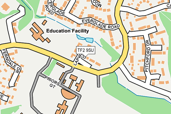 TF2 9SU map - OS OpenMap – Local (Ordnance Survey)