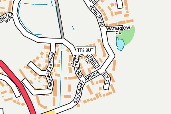 TF2 9UT map - OS OpenMap – Local (Ordnance Survey)